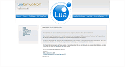 Desktop Screenshot of lua.bumuckl.com